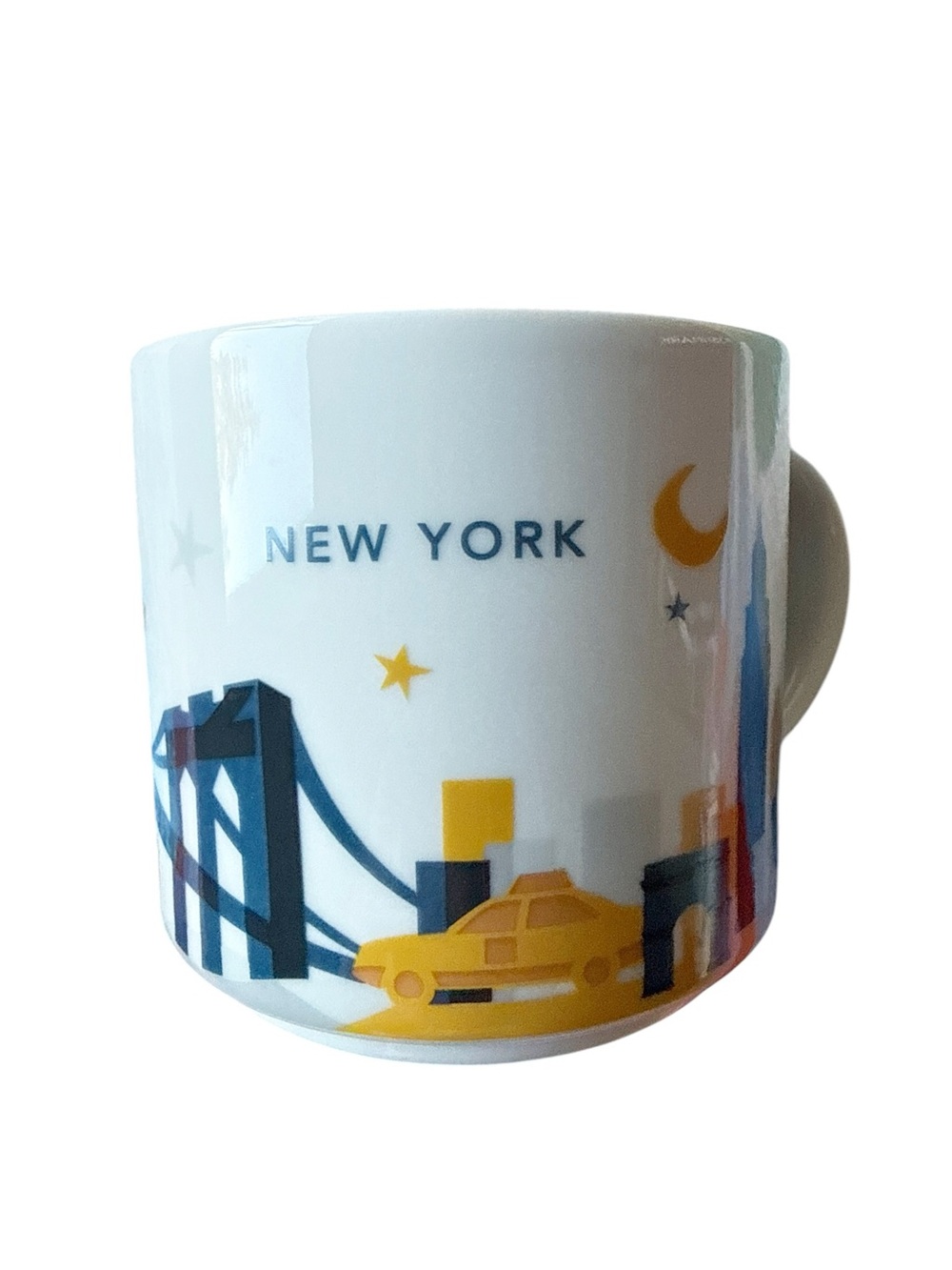Starbucks You Are Here Collection New York Skyline Mug Statue of Liberty Taxi